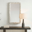 Uttermost Barnacle Rectangular White Mirror