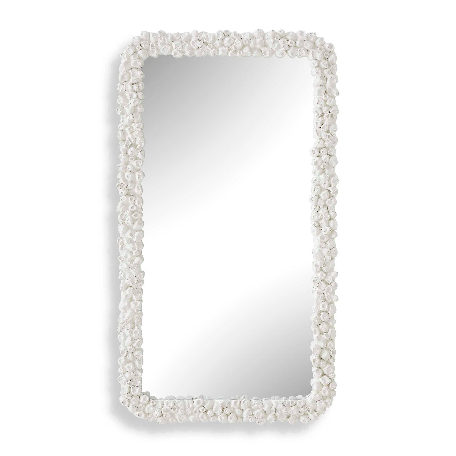 Uttermost Barnacle Rectangular White Mirror