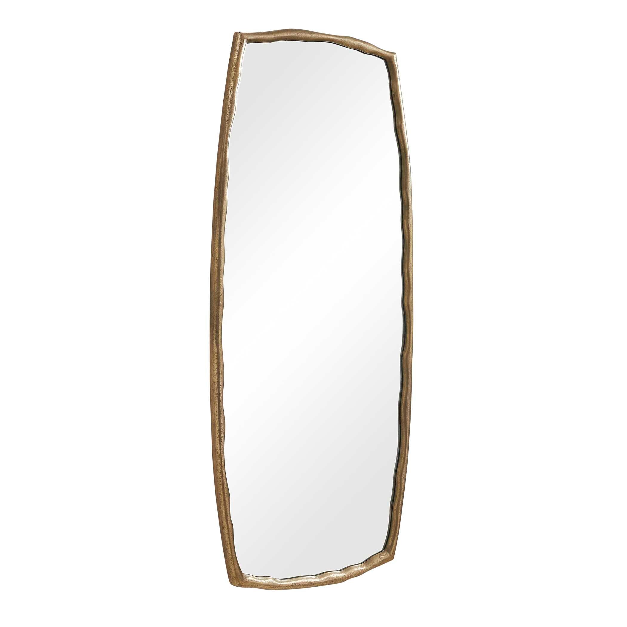 Uttermost Adair Antique Brass Tall Mirror