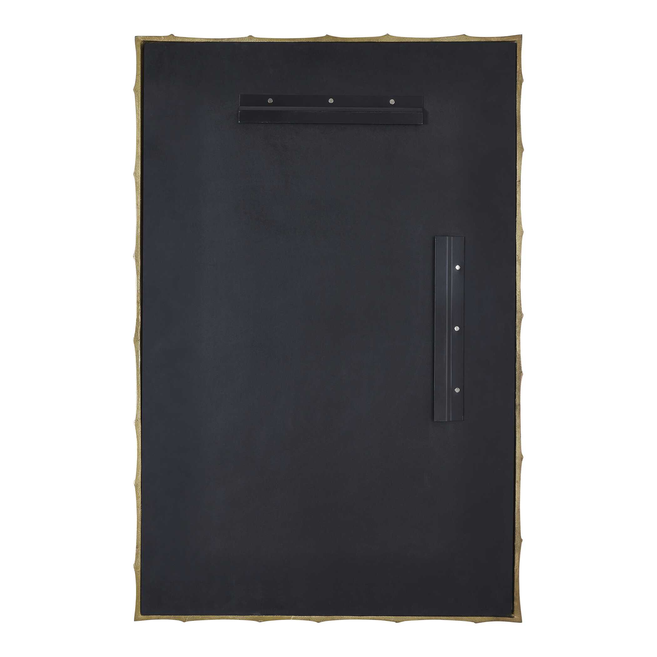 Uttermost Brass Bamboo Rectangle Mirror