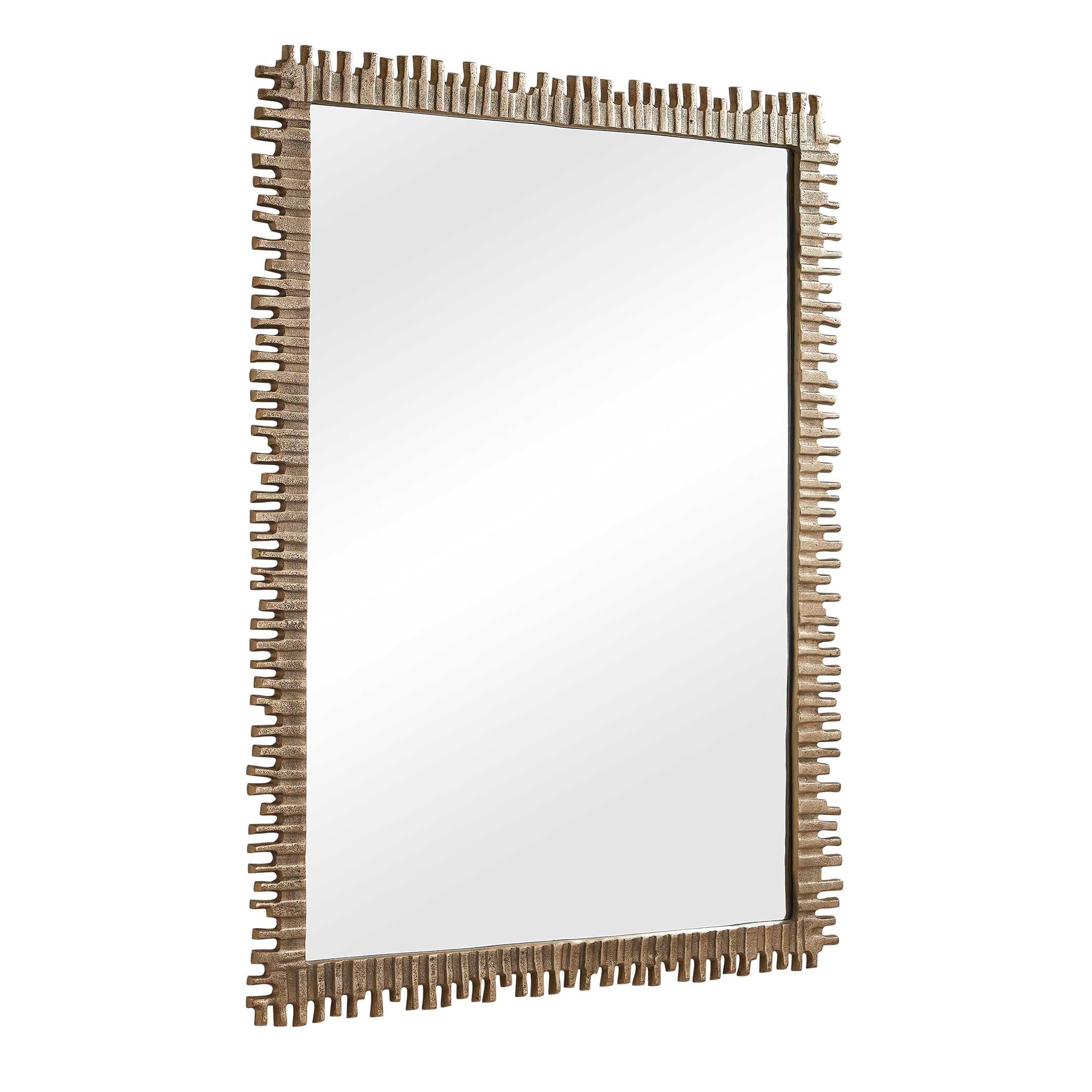 Uttermost Soto Antique Brass Mirror