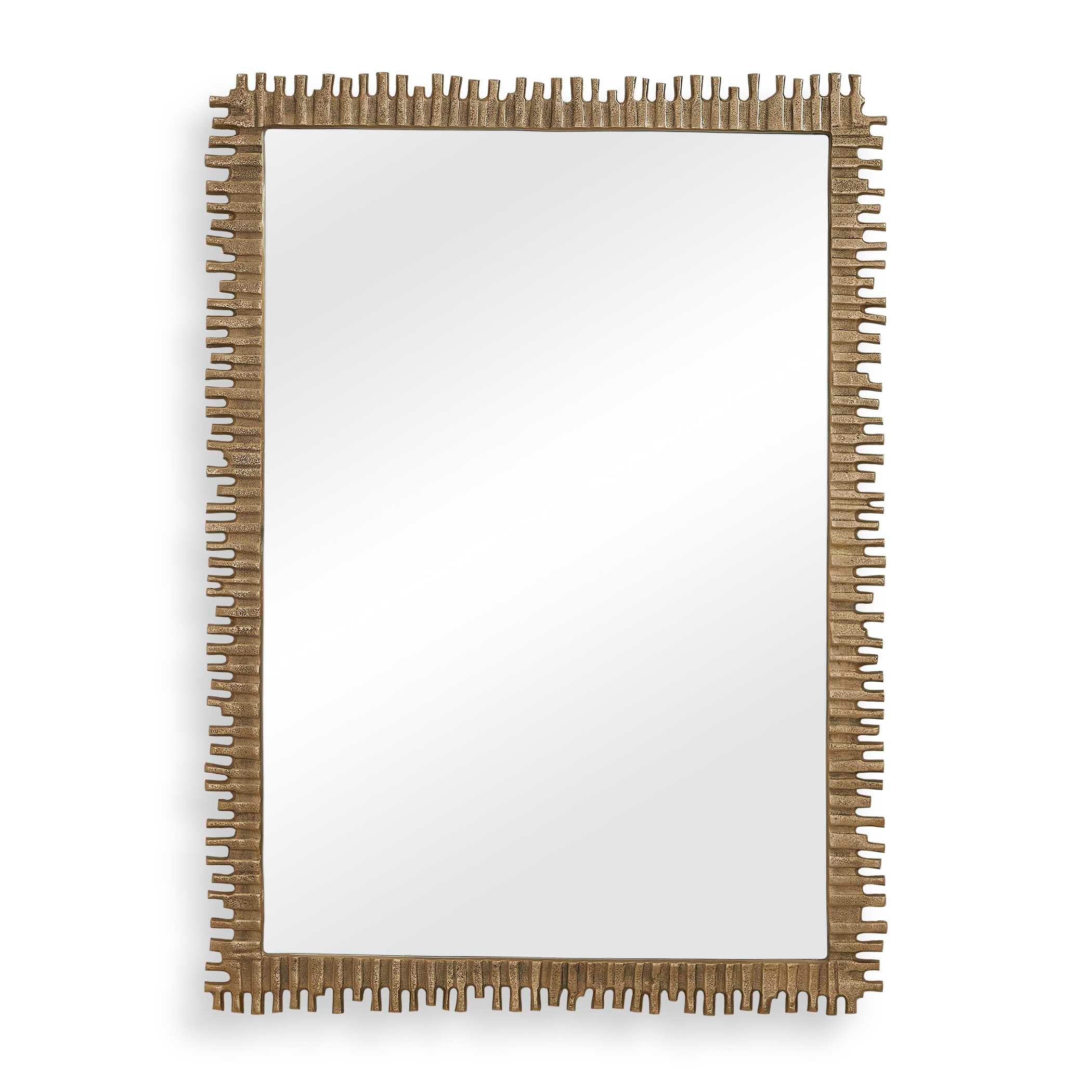 Uttermost Soto Antique Brass Mirror
