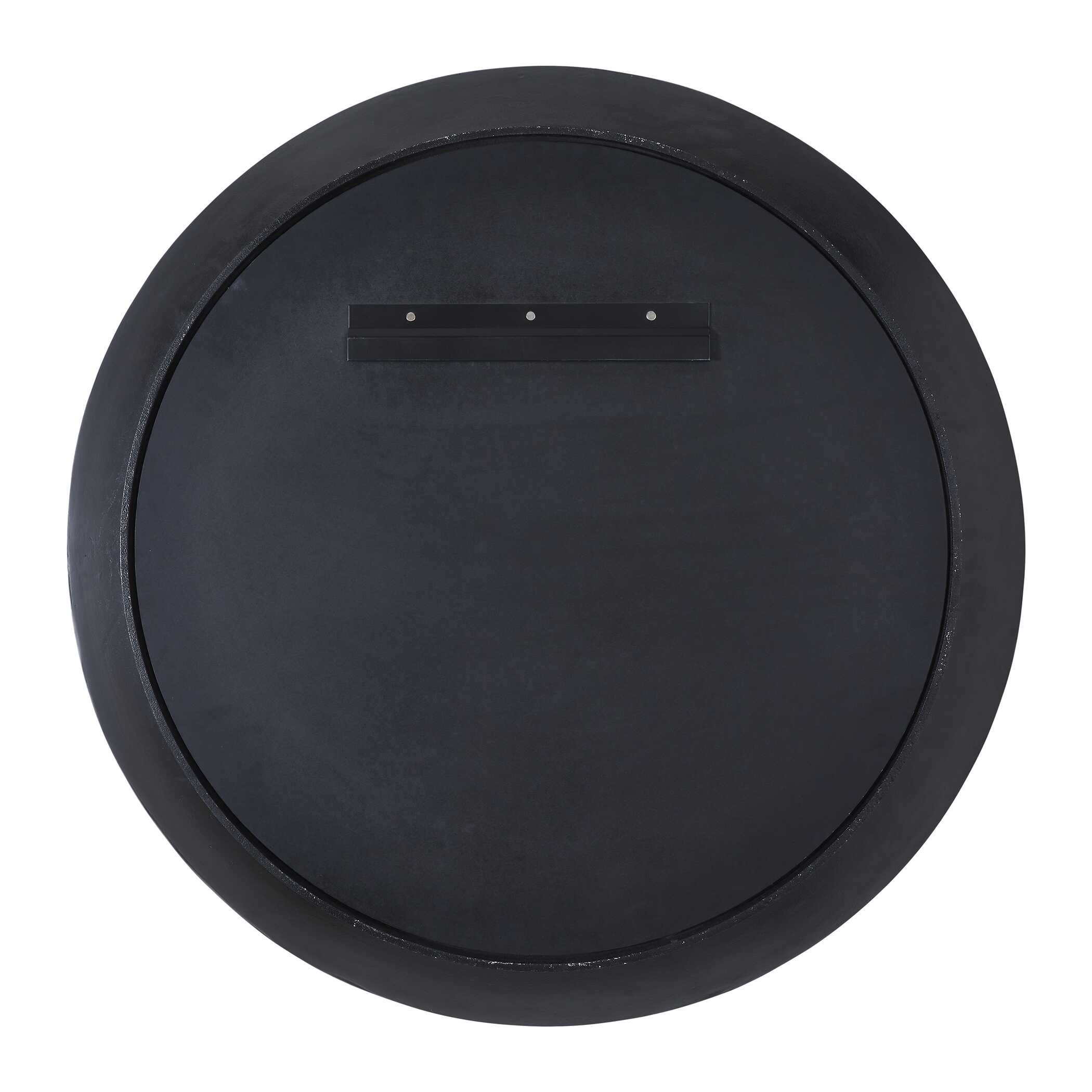 Uttermost Montgomery Round Black Mirror