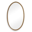 Uttermost Ellis Beaded Brass Oval Mirror