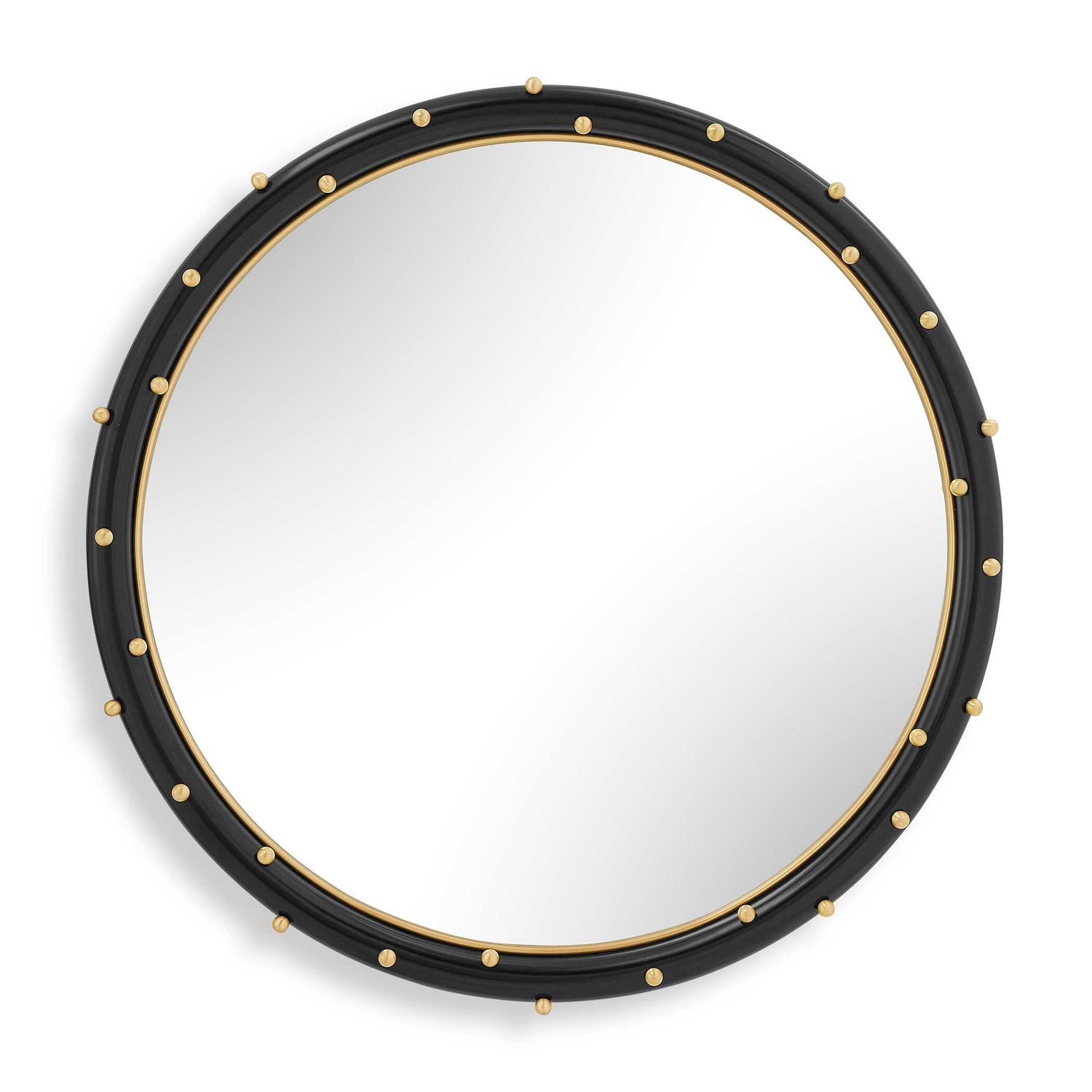 Uttermost Helia Brass Round Mirror