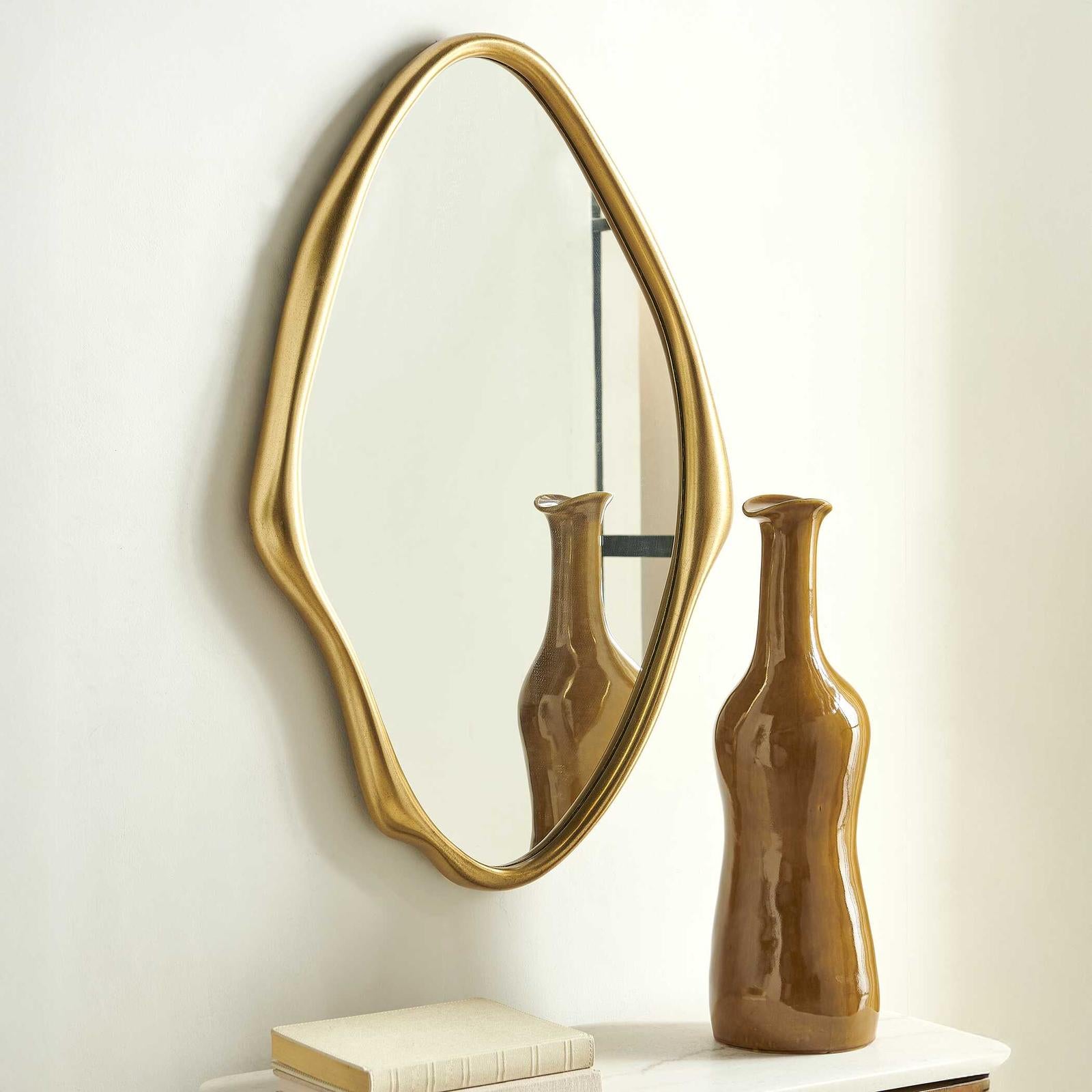Uttermost Aster Abstract Gold Mirror