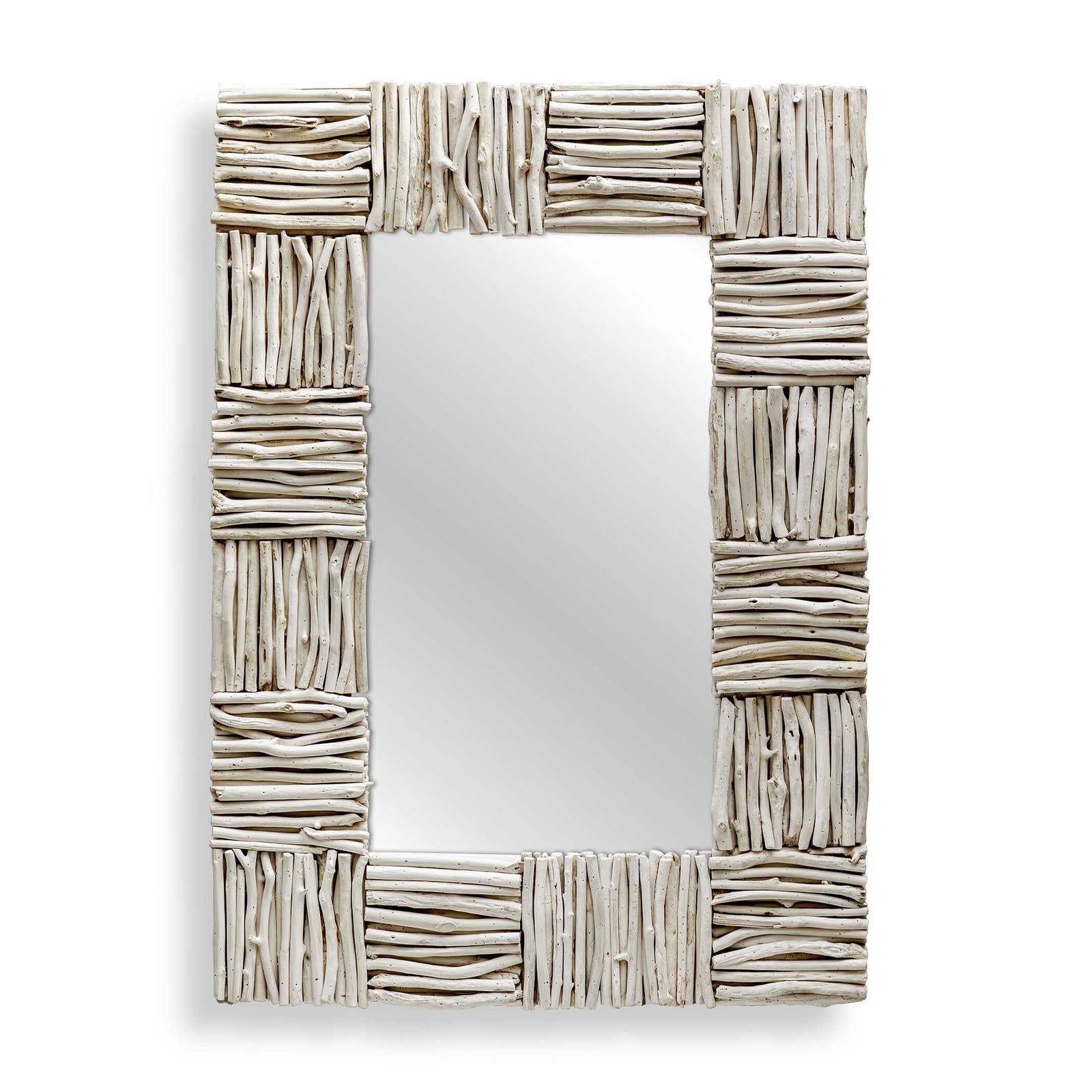 Uttermost Lathey Teak Mirror