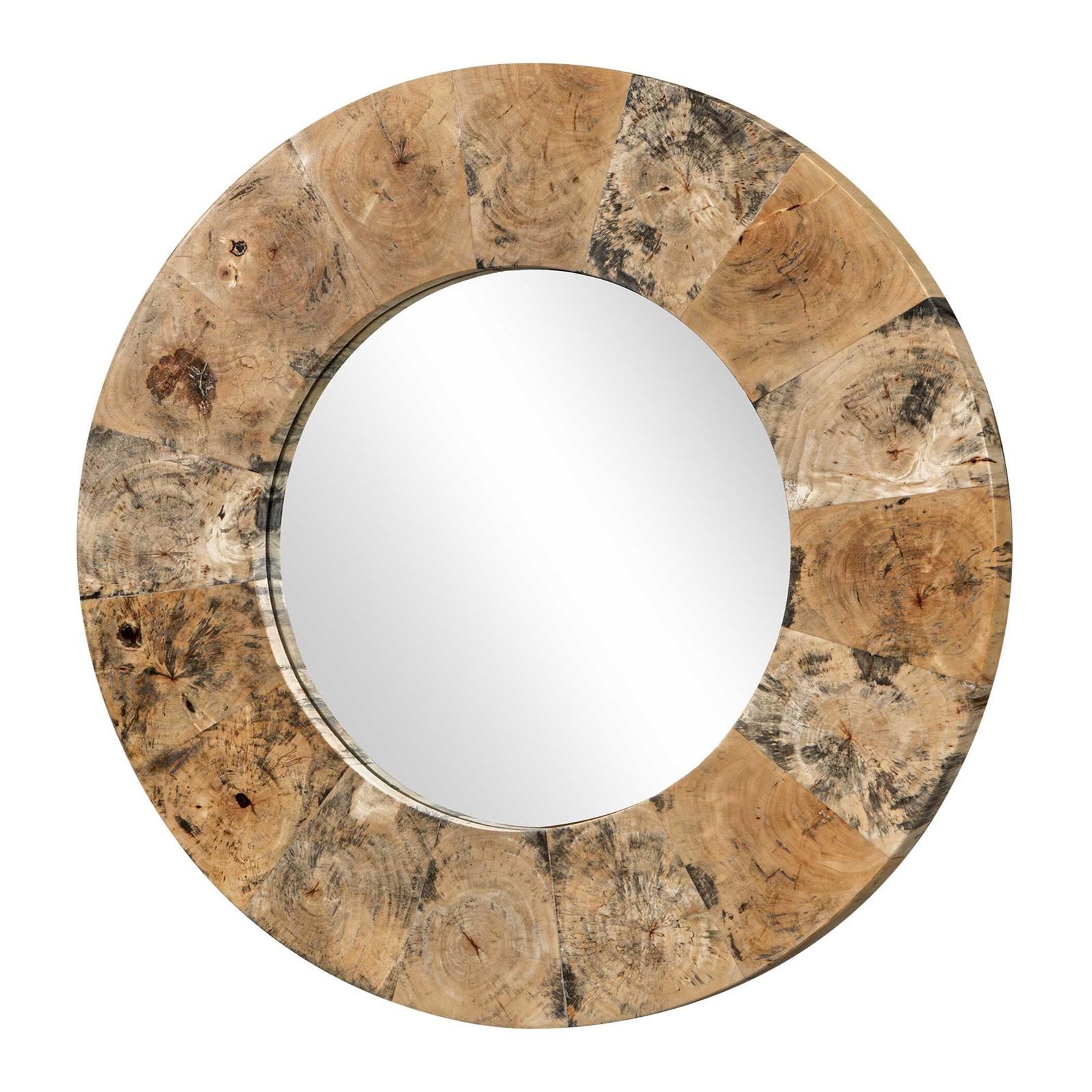 Uttermost Hiram Round Wood Mirror