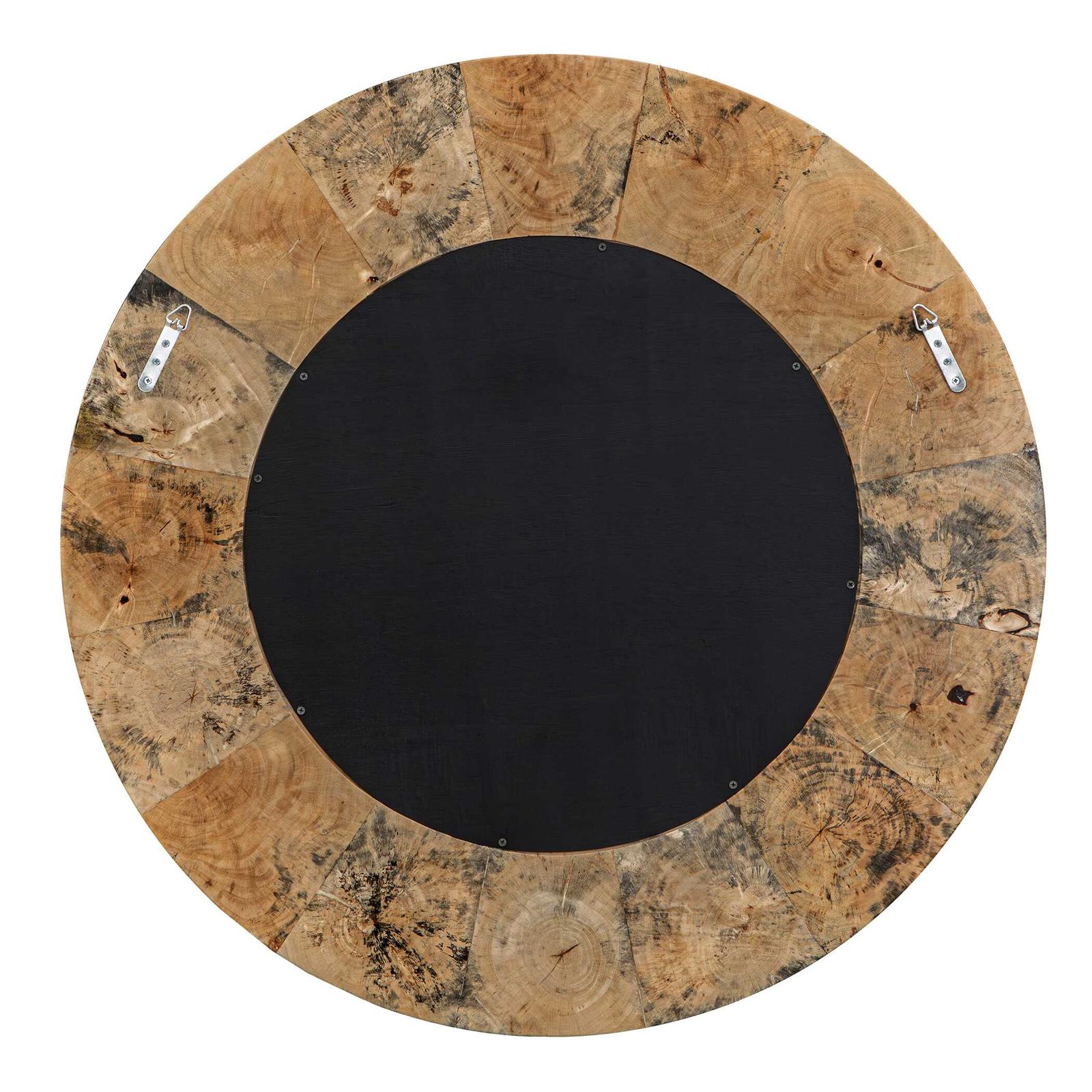 Uttermost Hiram Round Wood Mirror