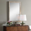 Uttermost Pave Rectangular Travertine Mirror