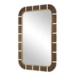 Uttermost Segment Dark Bronze Mirror