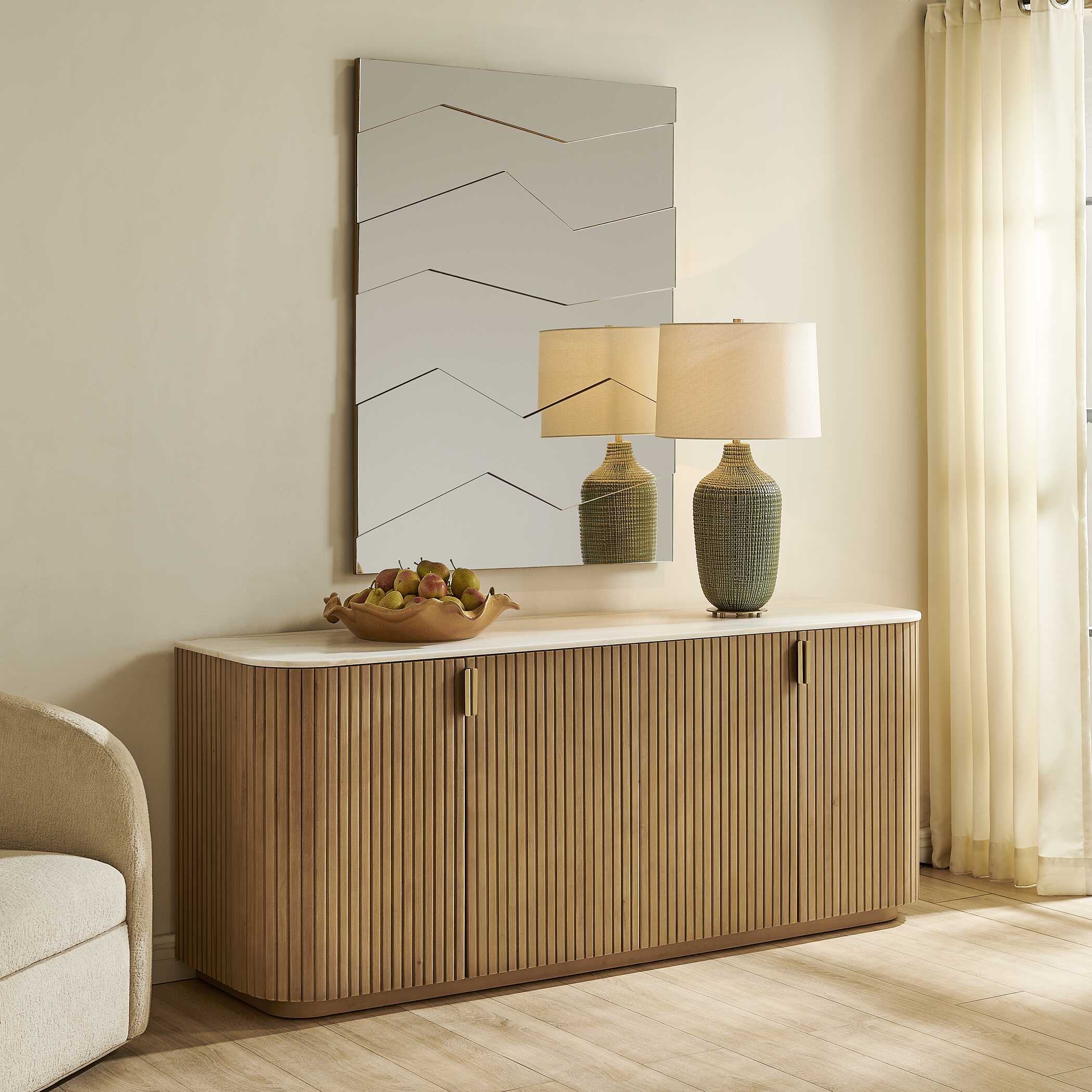 Uttermost Fracture Segmented Panel Mirror