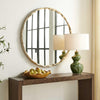 Uttermost Crinkle Round Mirror