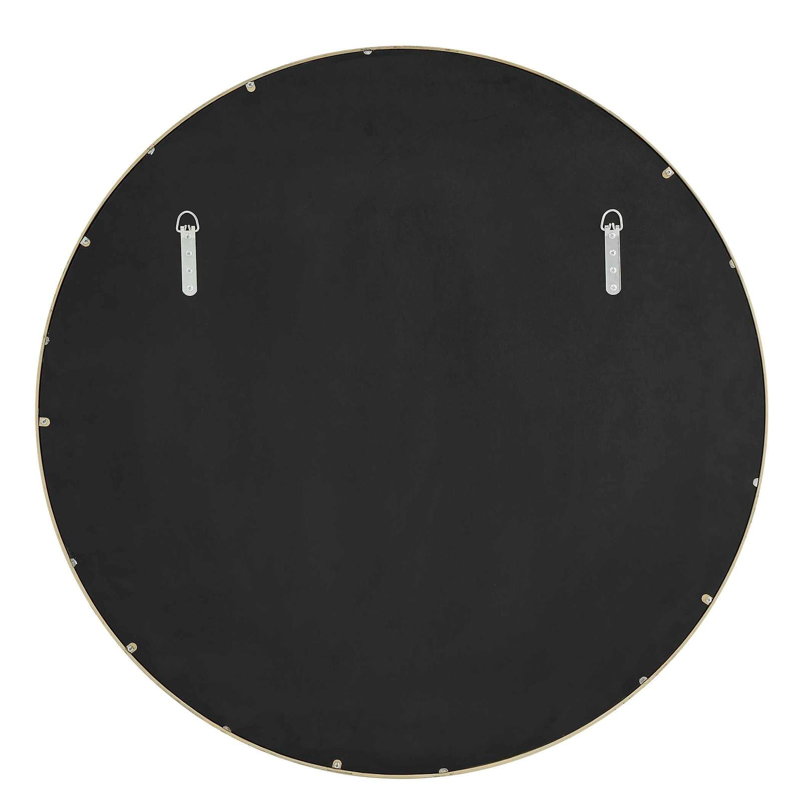 Uttermost Crinkle Round Mirror