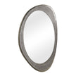 Uttermost Schiller Oval Antique Nickel Mirror