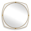 Uttermost Estella White Round Mirror