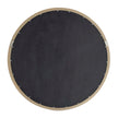 Uttermost Landry Round Light Wood Mirror