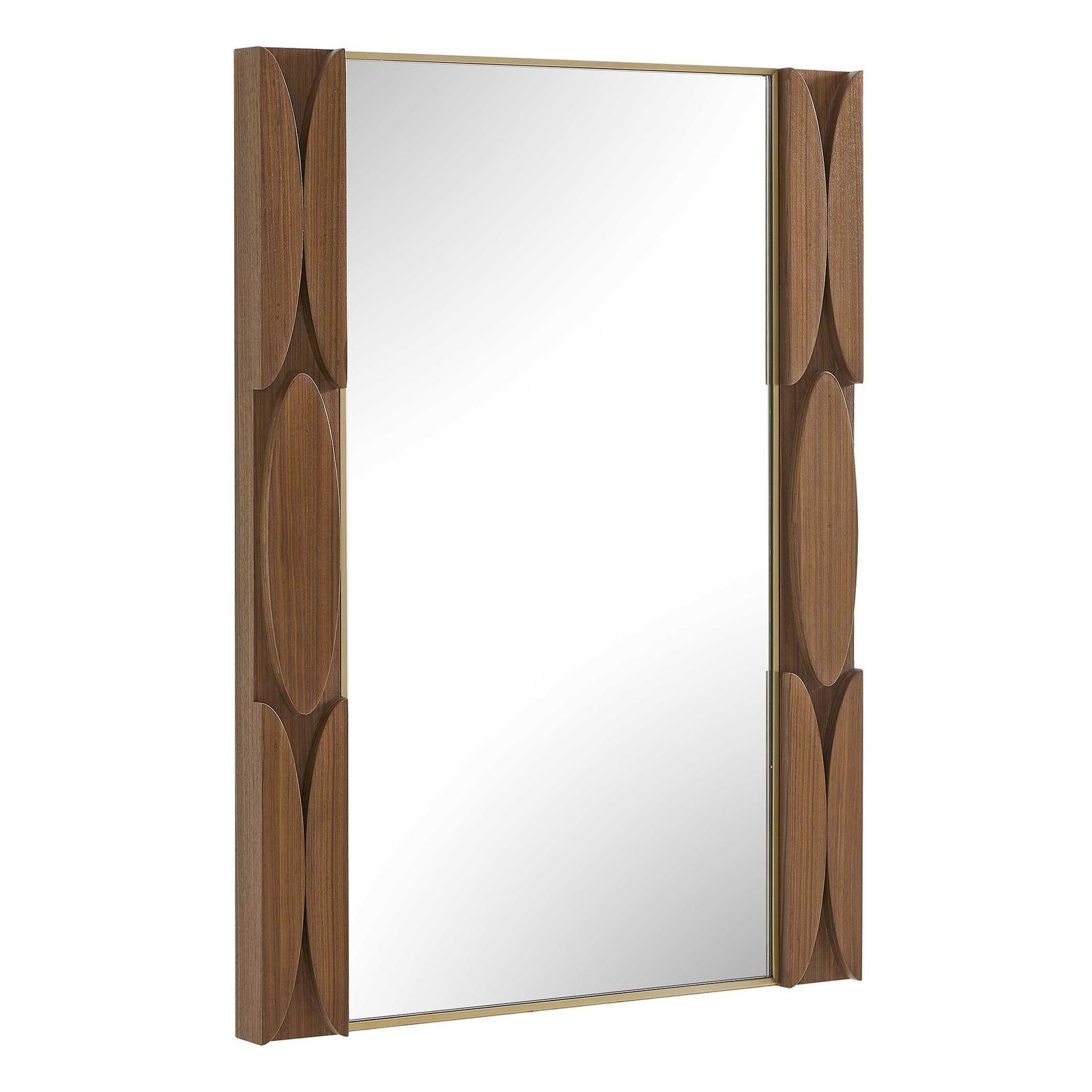 Uttermost Macario Mid-Century Wood Mirror