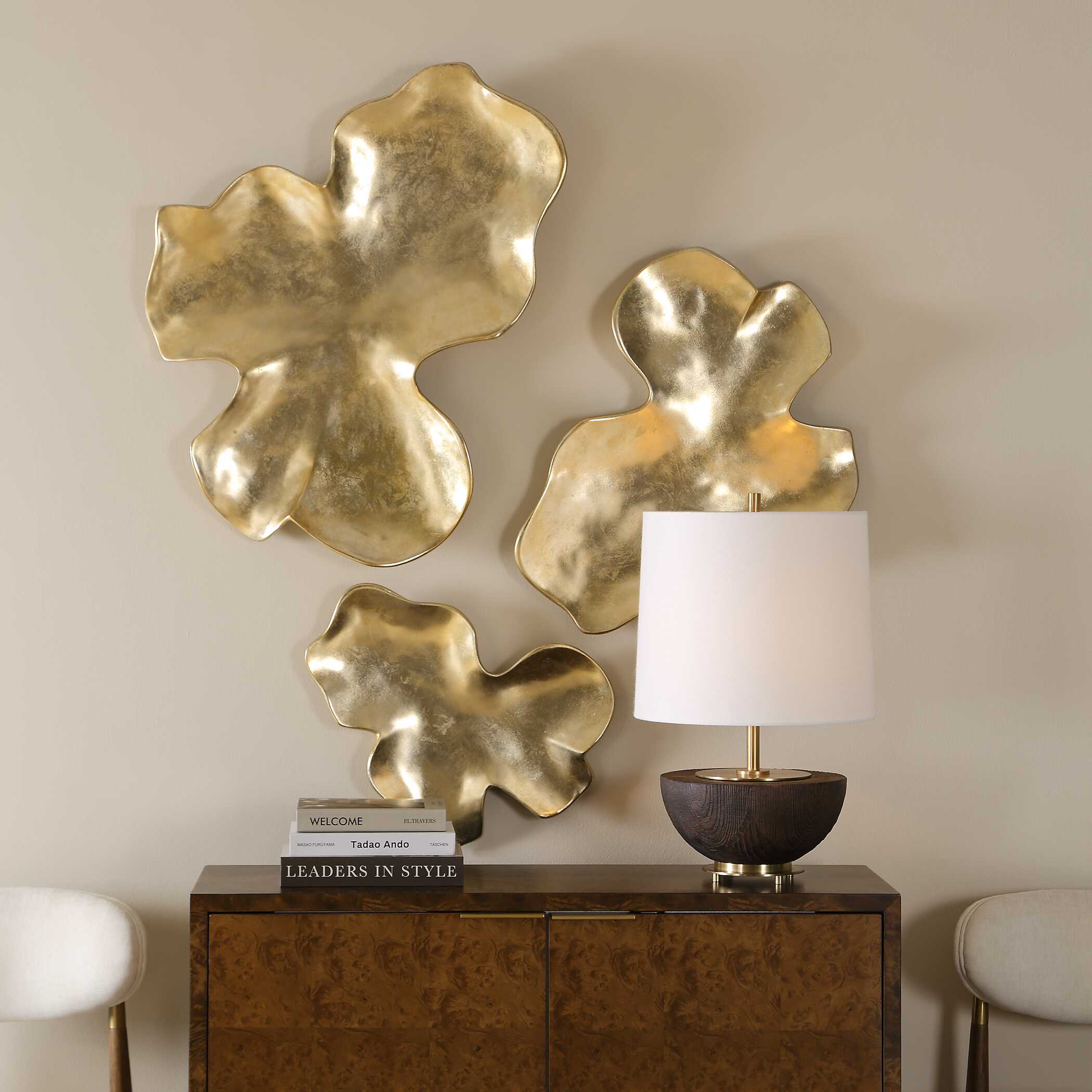 Uttermost Lumina Gold Wall Decor - Set of 3