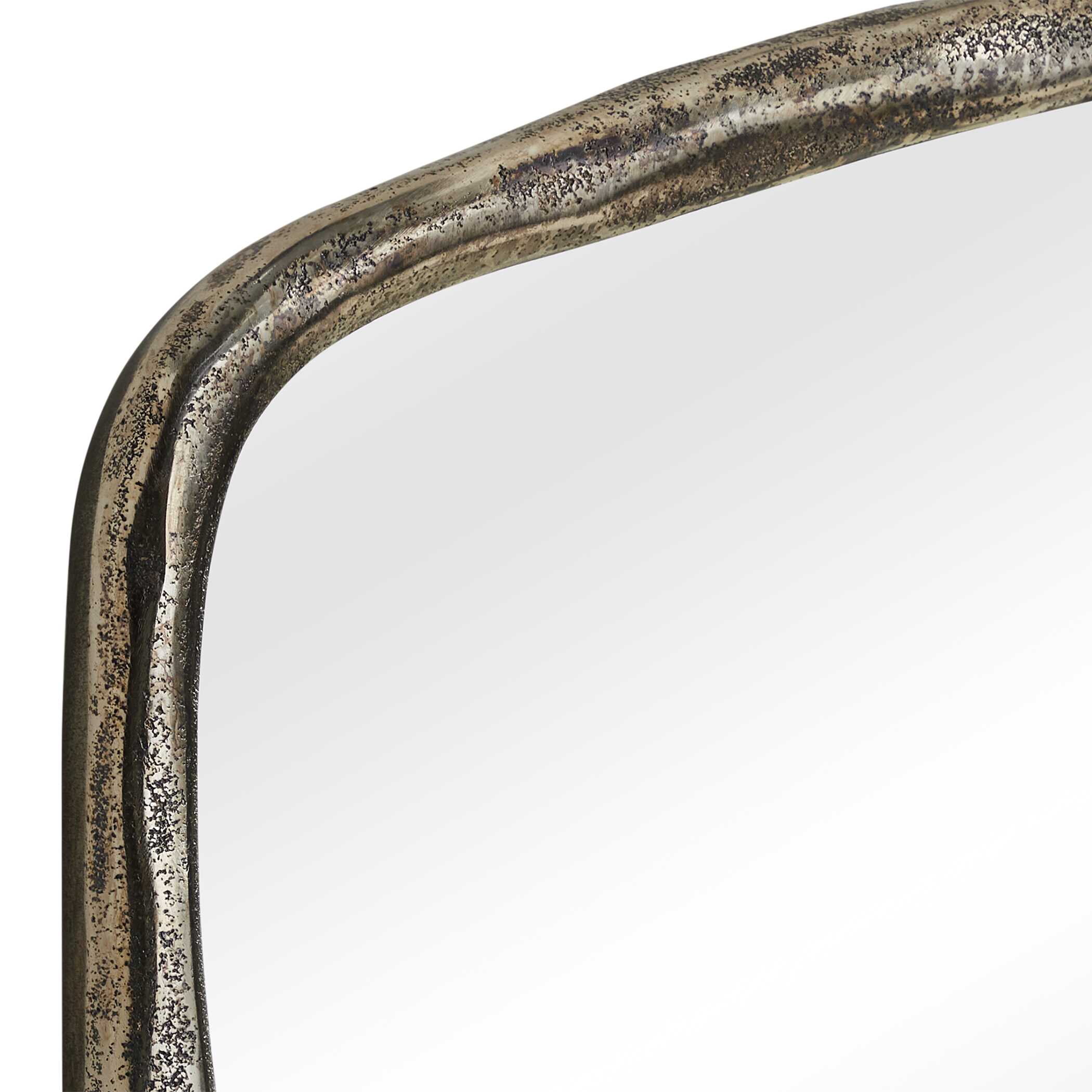 Uttermost Hammered Antique Nickel Arch Mirror