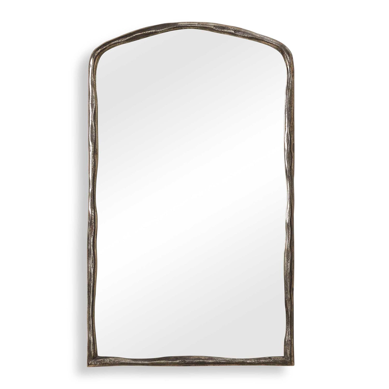 Uttermost Hammered Antique Nickel Arch Mirror