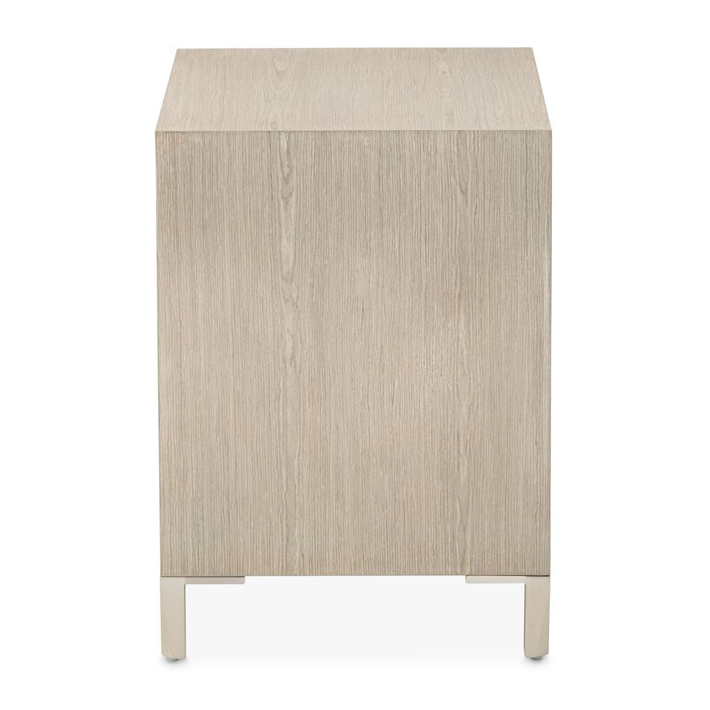 Michael Amini Lotus Bay Large Nightstand - Sand