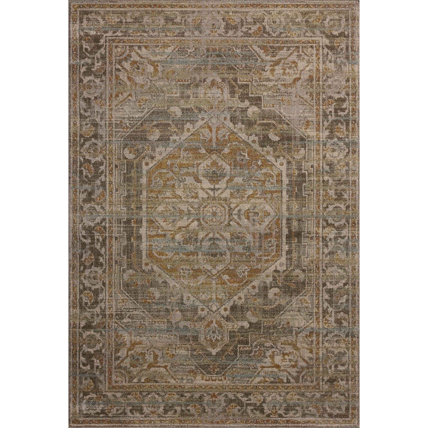 Magnolia Home Mona MOA-01 Rug Bark / Sunrise DC10