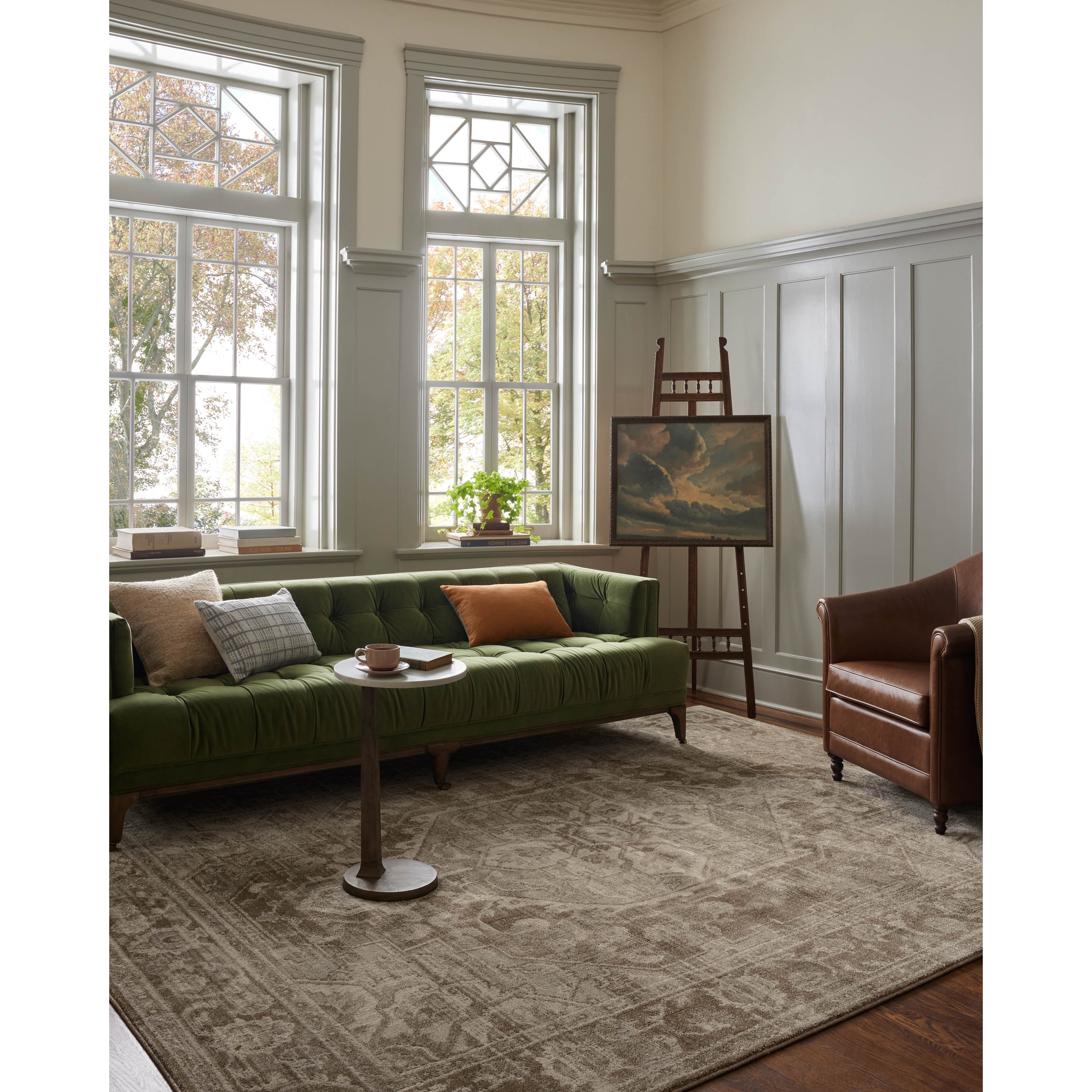 Magnolia Home Mona MOA-01 Rug Cocoa / Stone