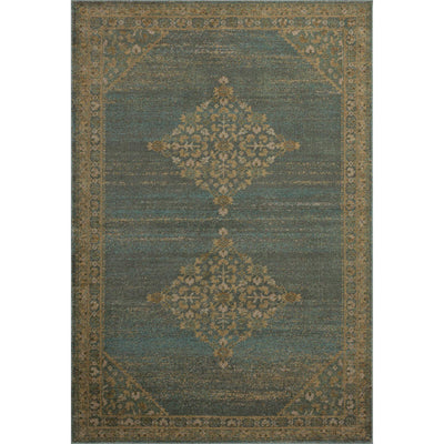 Magnolia Home Mona MOA-04 Rug Aqua / Wheat DC10