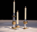 Christofle Myriade Stainless Steel Candle Holder