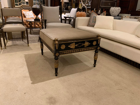 Maitland Smith Classic Ottoman Floor Sample