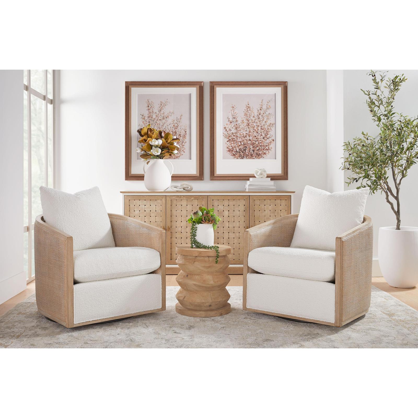 Essentials For Living McGuire Swivel Club Chair