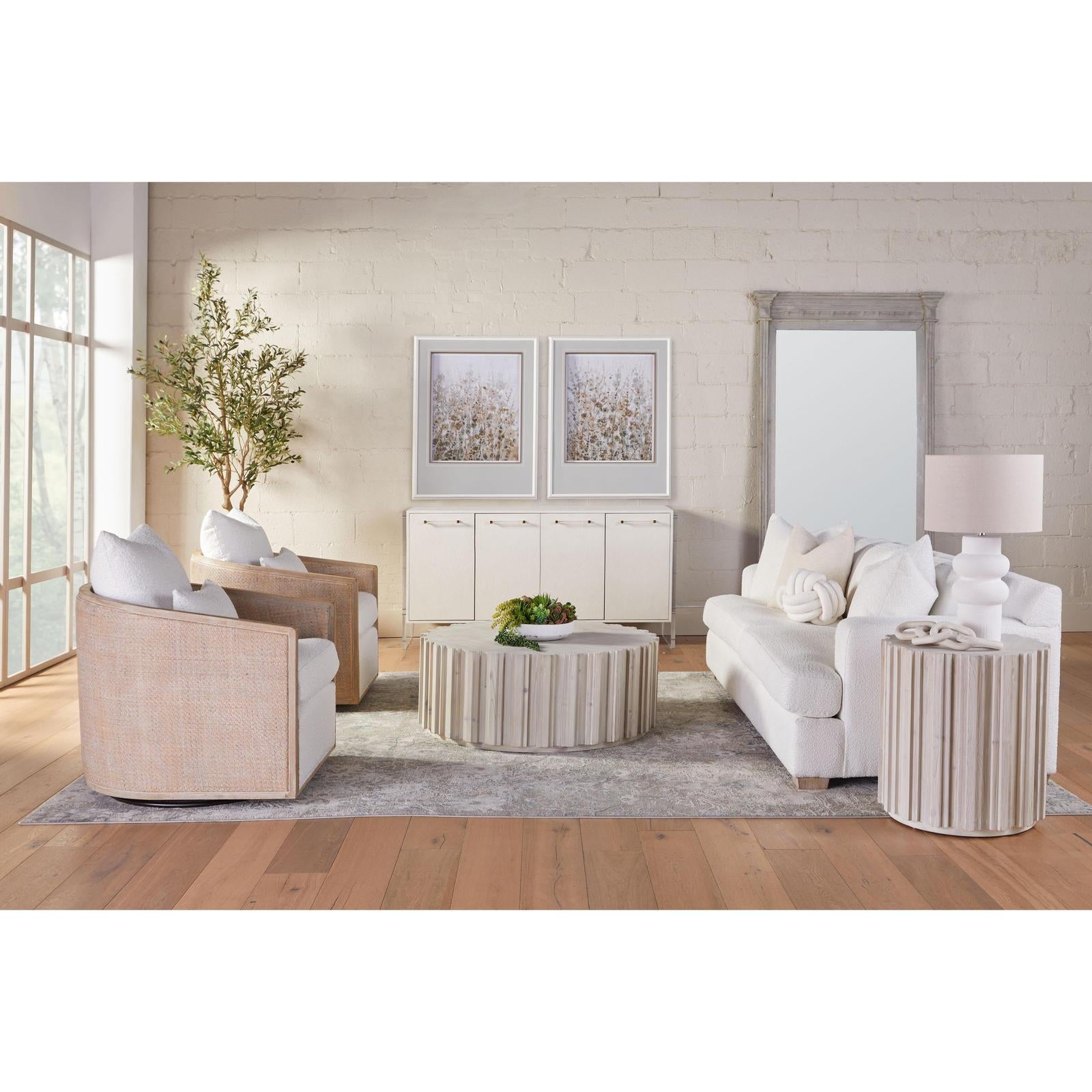 Essentials For Living McGuire Swivel Club Chair