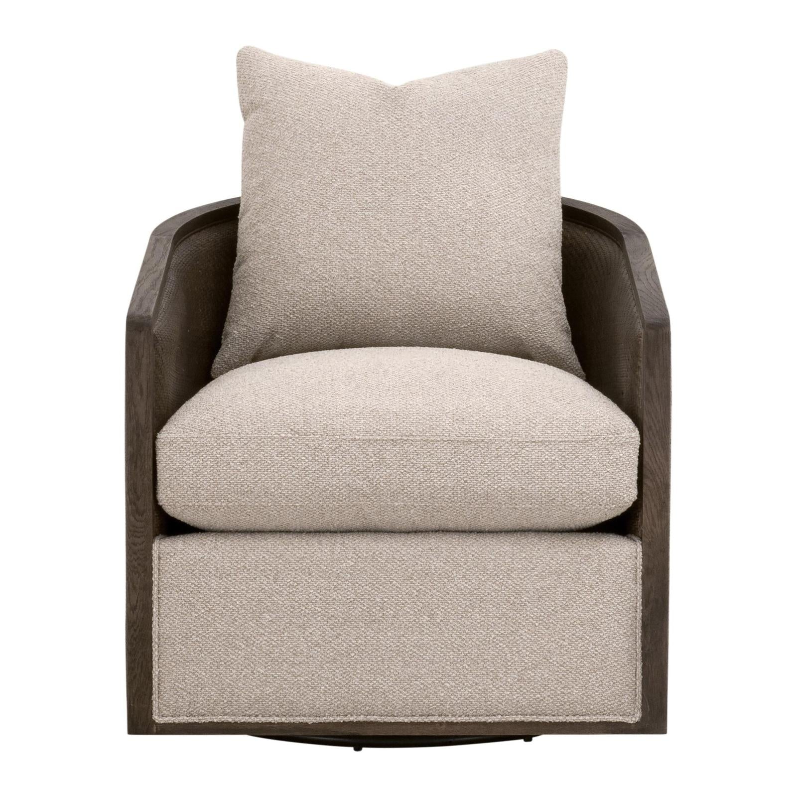 Essentials For Living McGuire Swivel Club Chair