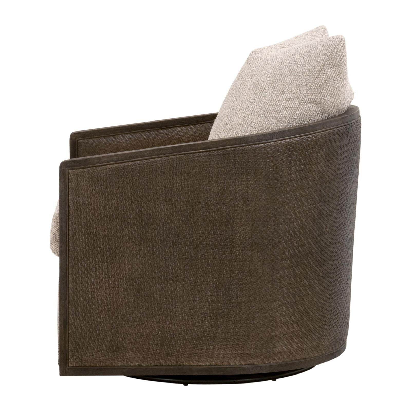 Essentials For Living McGuire Swivel Club Chair