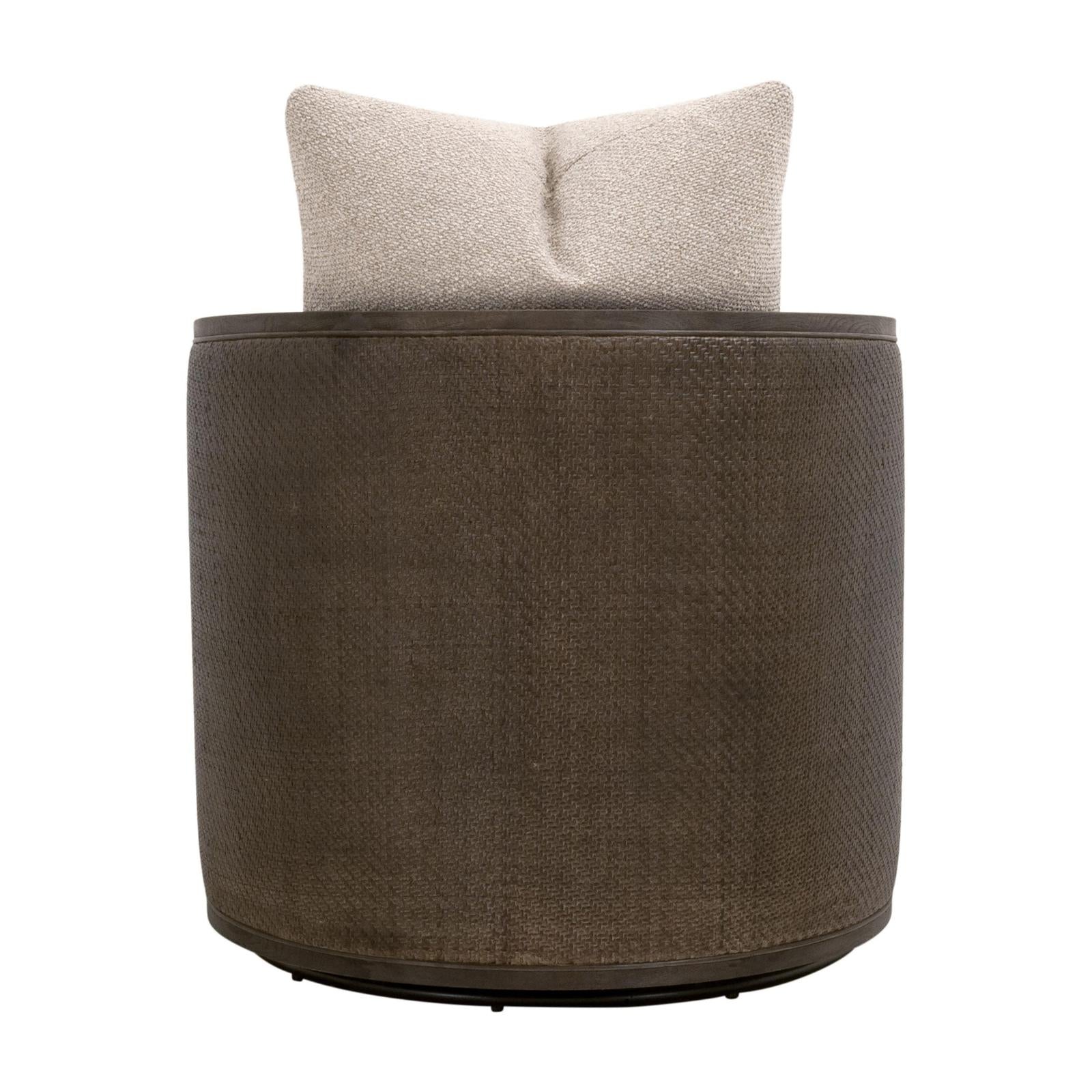Essentials For Living McGuire Swivel Club Chair