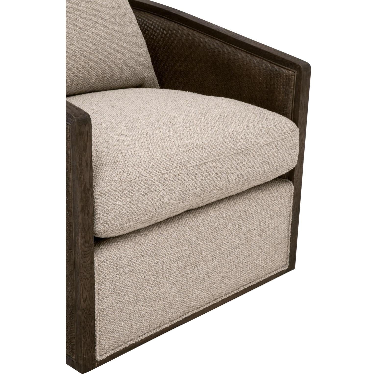 Essentials For Living McGuire Swivel Club Chair