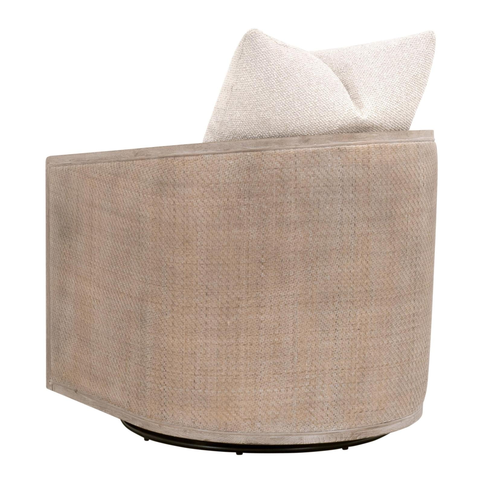Essentials For Living McGuire Swivel Club Chair