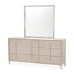Michael Amini Lotus Bay Large Dresser with Mirror - Sand