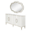 Michael Amini London Place Sideboard with Mirror - Creamy Pearl