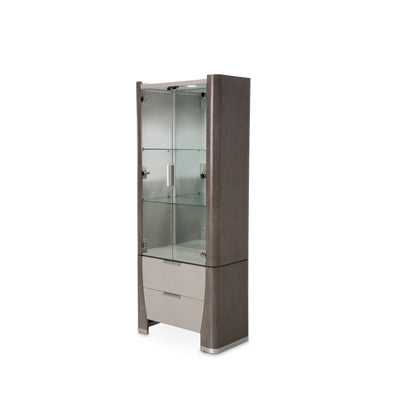 Michael Amini Roxbury Park Display Cabinet - Slate