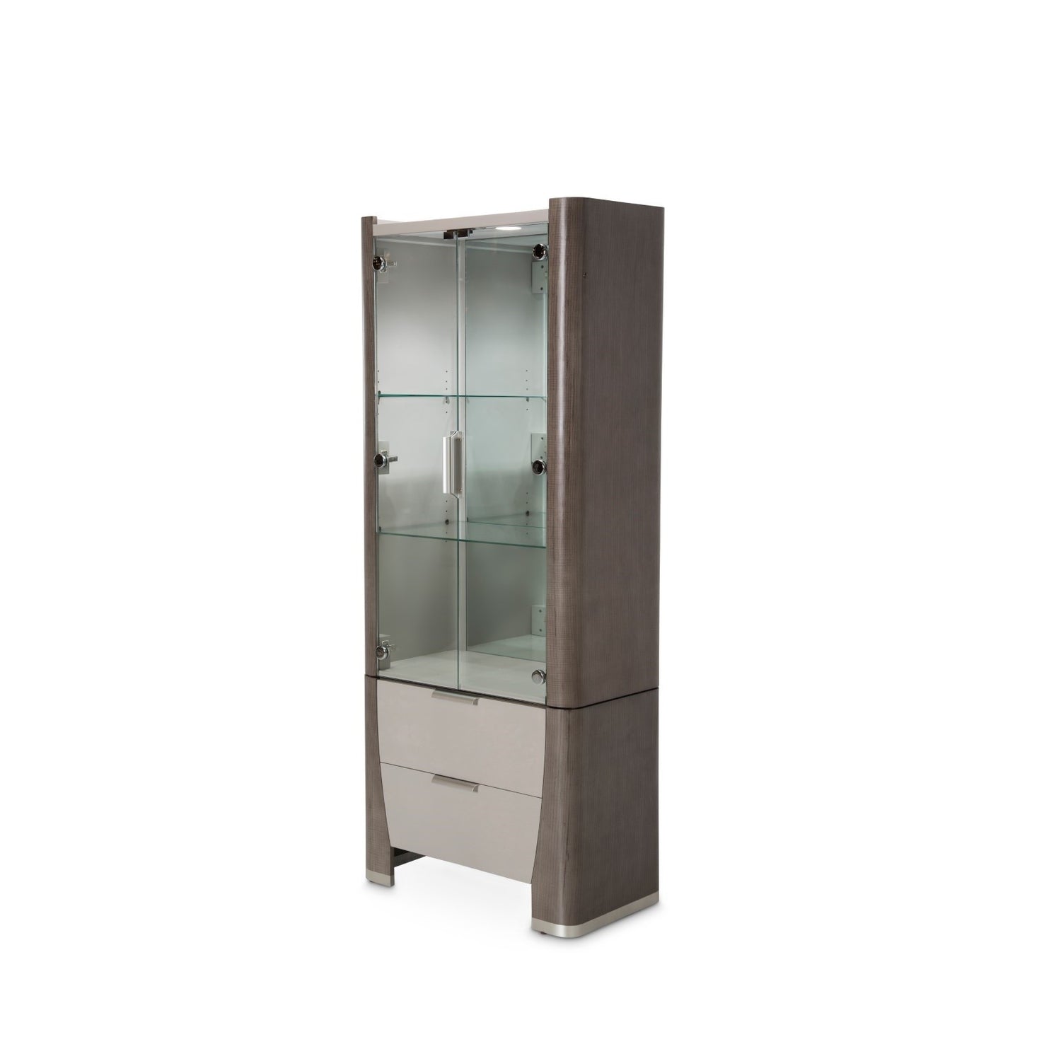 Michael Amini Roxbury Park Display Cabinet - Slate