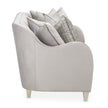 Michael Amini Roxbury Park Velvet Loveseat - Steel/Slate