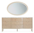 Michael Amini Malibu Crest Dresser with Mirror - Blush
