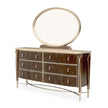 Michael Amini Villa Cherie Dresser - Hazelnut