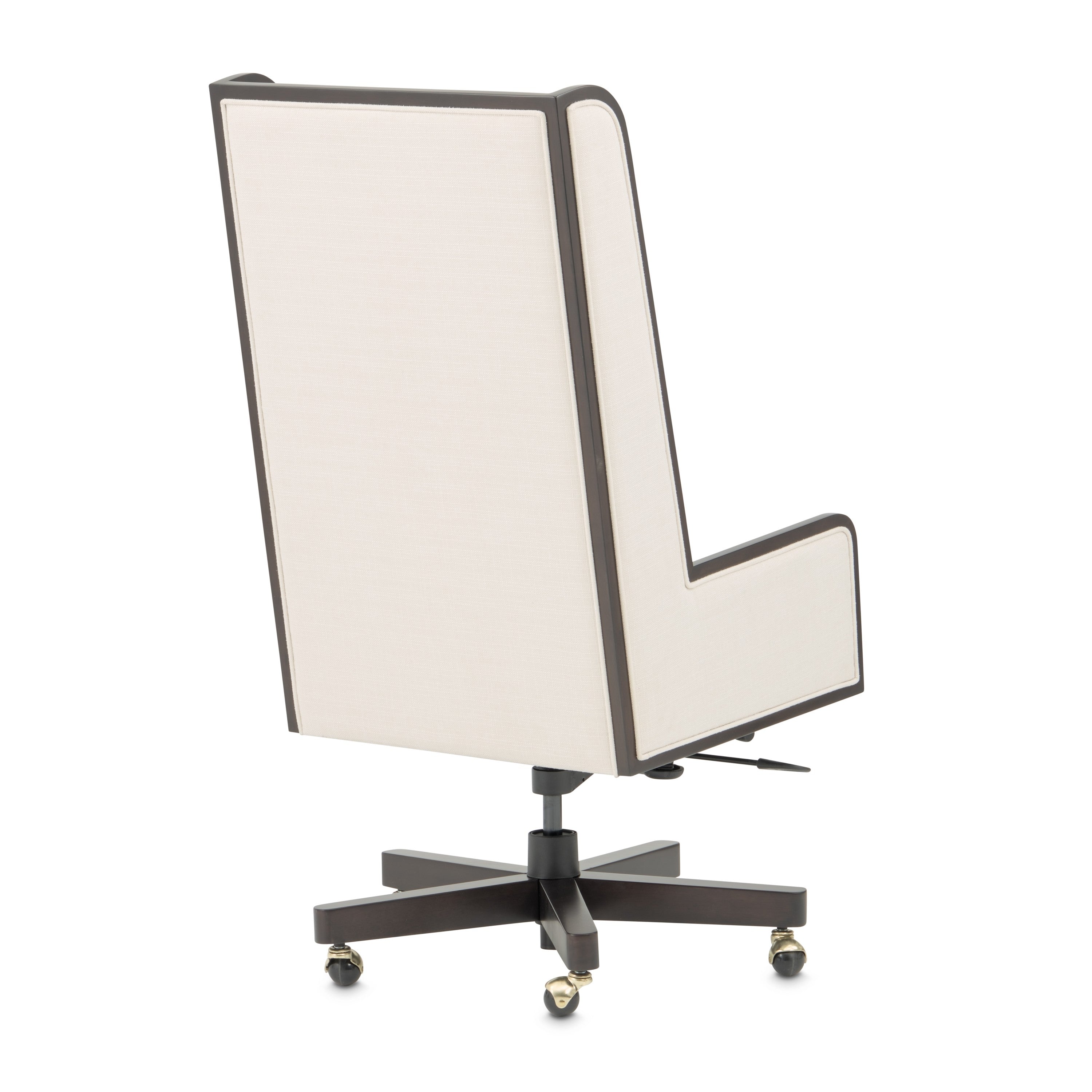 Michael Amini Belmont Place Swivel Desk Chair - Espresso