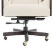 Michael Amini Belmont Place Swivel Desk Chair - Espresso