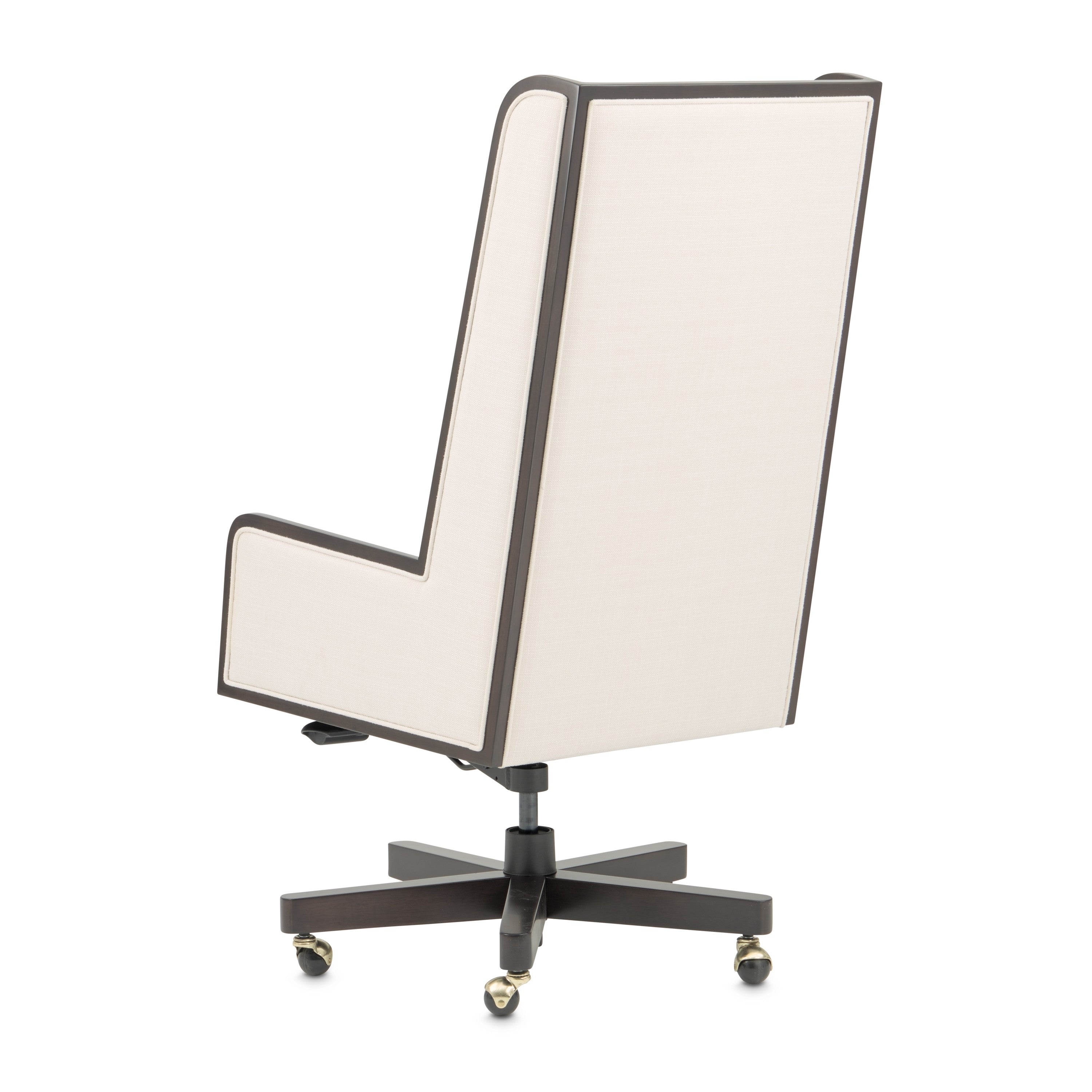 Michael Amini Belmont Place Swivel Desk Chair - Espresso