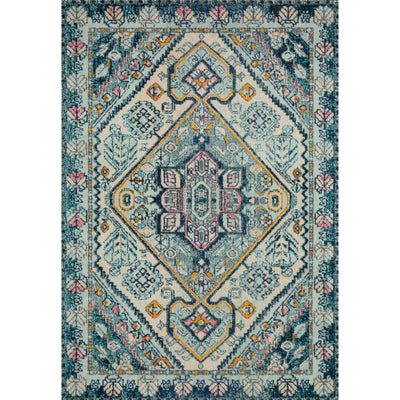 Loloi II Nadia NN-03 Aqua / Navy Rug