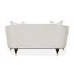 Michael Amini Paris Chic Loveseat - Cremini/Espresso